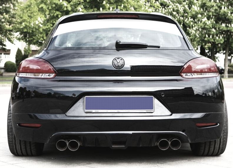 Vw scirocco uitlaat