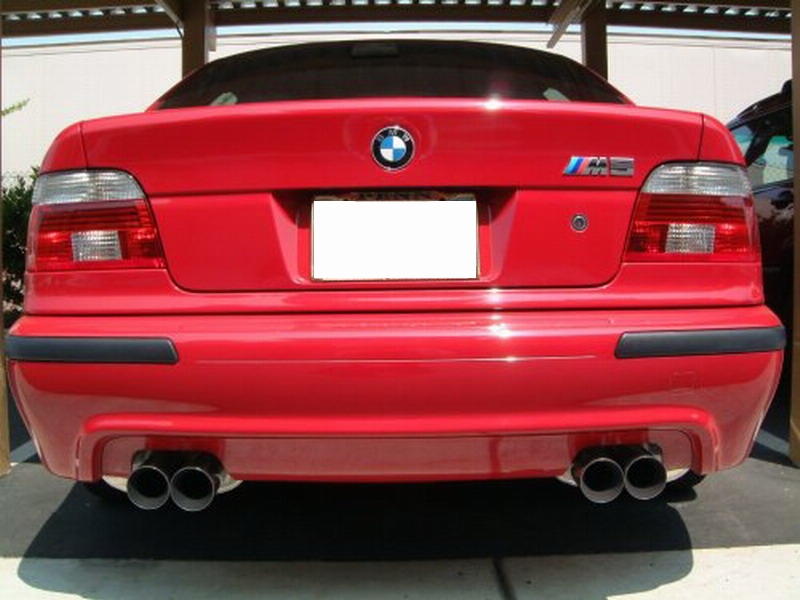 Uitlaat bmw e39 #7